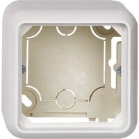 Elso Opbouwbak Met Bodem 1-Voudig Opbouwkap 234110 Creme