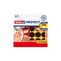 Tesa Vilt rond 18mm bruin