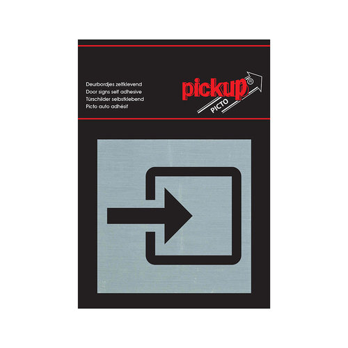 Pickup Route Alu Picto 80x80 mm ingang