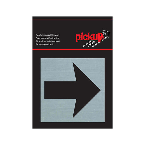 Pickup Route Alu Picto 80x80 mm pijl