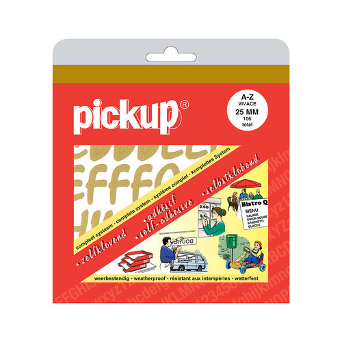 Pickup Letterboek Vivace goud 25 mm