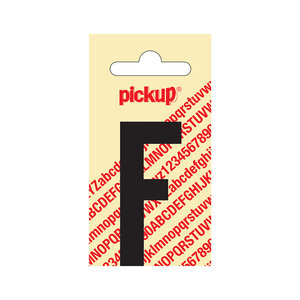 Pickup Plakletter Nobel 60 mm zwart F