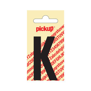 Pickup Plakletter Nobel 60 mm zwart K