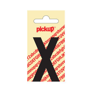 Pickup Plakletter Nobel 60 mm zwart X