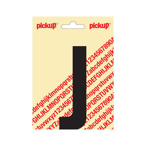 Pickup Plakletter Nobel 120mm zwart J