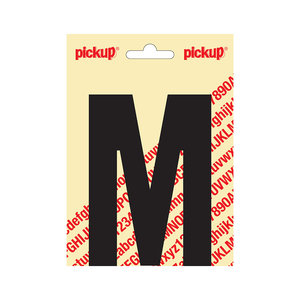 Pickup Plakletter Nobel 120mm zwart M