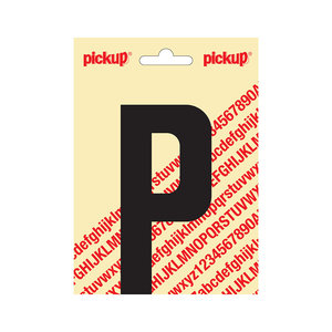 Pickup Plakletter Nobel 120mm zwart P