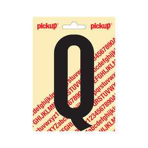 Pickup Plakletter Nobel 120mm zwart Q