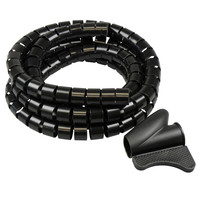 Ritsslang 22mm 2 meter Zwart