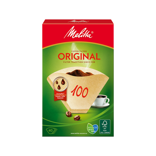 Melitta Filter bruin, 40 stuks