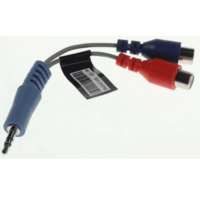 Audio adapterkabel Jack 3.5mm naar 2 x RCA