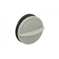 Sluiting dop, open dicht voor filter