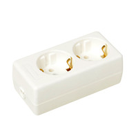 tcd monteerbaar 2v + ra wit zonder snoer