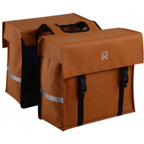 Willex Dubbele Bisonyl Tas 40L Bruin Willex Dubbele Bisonyl Tas 40L Bruin