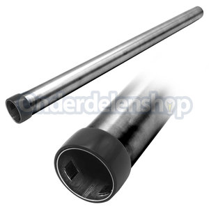 Fixem Fixem zuigbuis 35mm metaal chroom 500mm, geschikt voor Miele Bosch Siemens Wetrok - stofzuiger verlengbuis buis met ring Fixem Fixem zuigbuis 35mm metaal chroom 500mm, geschikt voor Miele Bosch Siemens Wetrok - stofzuiger verlengbuis buis met ring