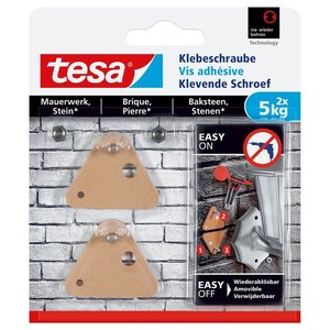 Tesa Tesa Klevende Schroef bakstenen driehoek 77904 5 kg