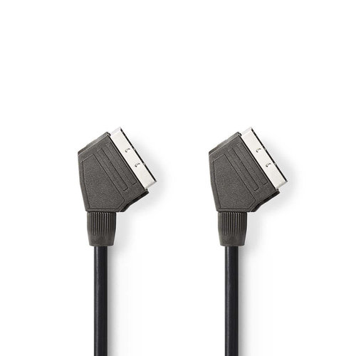 nedis SCART-Kabel / SCART Male - SCART Male / 1.5 m / Zwart