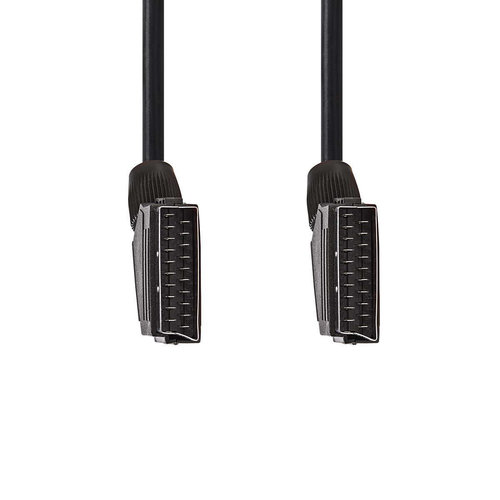 nedis SCART-Kabel / SCART Male - SCART Male / 1.5 m / Zwart