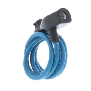Axa AXA Resolute kabelslot 120 cm Ø 8 mm petrol blauw - Fietsslot - Inclusief 2 sleutels Axa AXA Resolute kabelslot 120 cm Ø 8 mm petrol blauw - Fietsslot - Inclusief 2 sleutels
