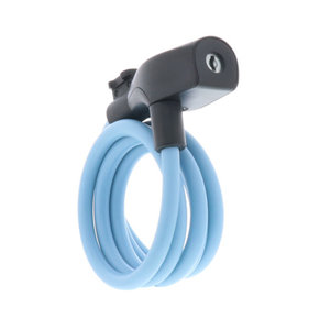 Axa AXA Resolute kabelslot 120 cm Ø 8 mm ijsblauw - Fietsslot - Inclusief 2 sleutels Axa AXA Resolute kabelslot 120 cm Ø 8 mm ijsblauw - Fietsslot - Inclusief 2 sleutels