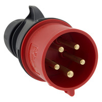 CEE stekker  32A 5-polig rood