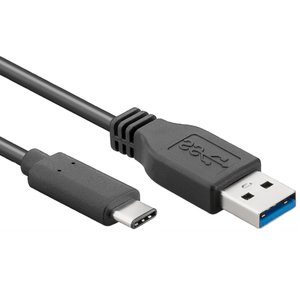 com 3 MTR data kabel usb a 2.0 a stekker / usb 3.1 c stekker 3 meter