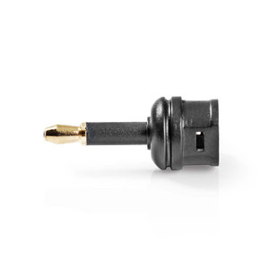 nedis Optische Audioadapter / Optische 3,5 mm male - TosLink female / 10 stuks / Zwart