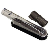 90889602 Zuigmond Quick Release Soft Dusting Brush, Iron/Clear