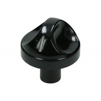 26777 Knop Gasknop -zwart- lange as