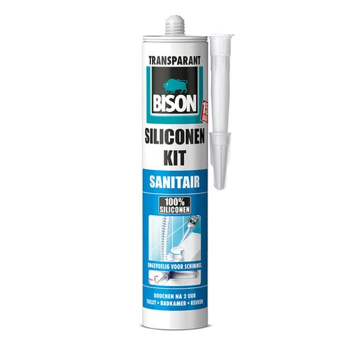 Bison siliconenkit sanitair transparant 310 ml