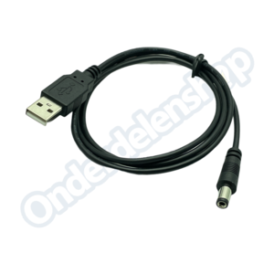 DELOCK usb naar dc stekker 5,5 x 2,1 mm - 5V - lengte 1,0meter