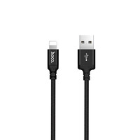 Hoco Charge&Synch Lightning Cable Black (1 meter)