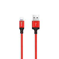 Hoco Charge&Synch Lightning Cable Red (1 meter)