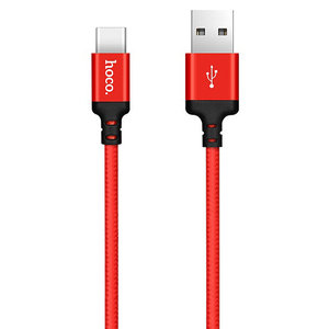 Hoco Hoco Charge&Synch USB-C Cable Red (2 meter)