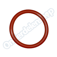 Bosch/Siemens ring zetgroep 996530059406 O-ring Siliconen, rood DM=40--32 mm
