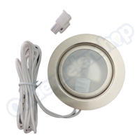 Meubelspot Halogeen Inb 12V 5/10/20W G4 Chroom Glans Gat 60Mm Matglas ( excl lamp )