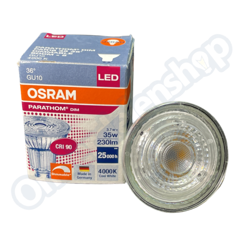 Osram LED PAR16 35W Dimbaar 4000K 36 graden Osram LED PAR16 35W Dimbaar 4000K 36 graden
