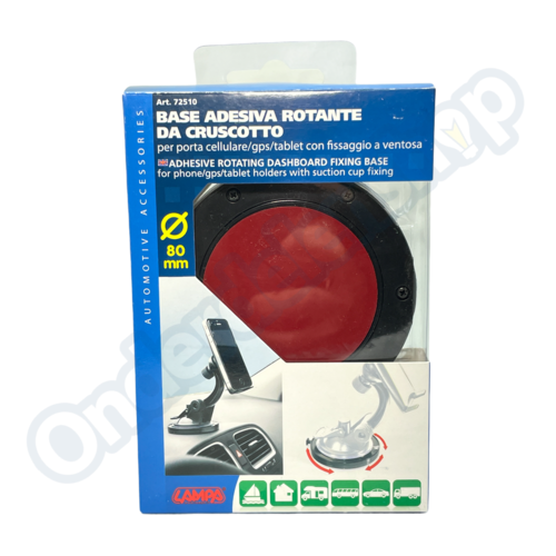 Lampa Dashboard roterende bevestigings basis  80mm Lampa Dashboard roterende bevestigings basis  80mm