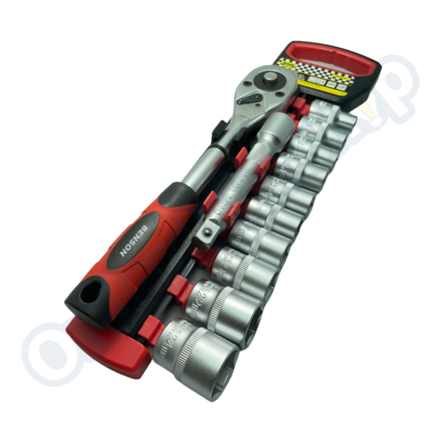 Benson Dopsleutelset 1/2" 12 dlg Benson Dopsleutelset 1/2" 12 dlg
