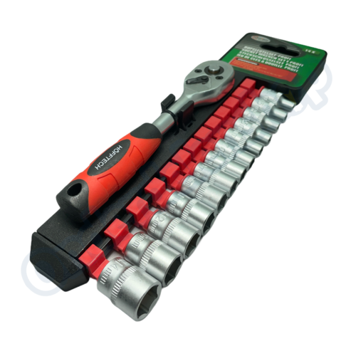 Benson Dopsleutelset 14 dlg cr-v krimp 1/4" Benson Dopsleutelset 14 dlg cr-v krimp 1/4"
