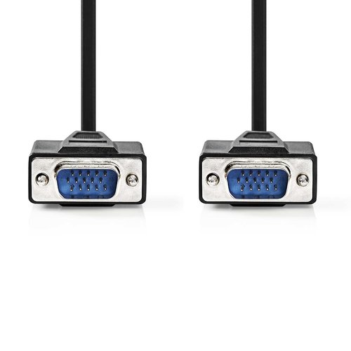 nedis VGA-Kabel / VGA Male - VGA Male / 3,0 m / Zwart
