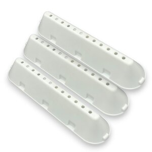 Fixem Fixem trommelrib set geschikt voor Whirlpool 482000023096 - 225x53x40 - 12 gaatjes - 6 klemmen - C00268109 C00533119 - meenemerrib - wasmachine droger - 3 Stuks
