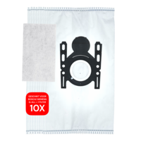 Fixem Stofzuigerzakken geschikt voor Bosch/Siemens 577549, 00577549 - D/E/F/G/H, G-ALL, GXXL - Alpha en Activa series - Pro Parguet - Powermax - Freee - 10 Stuks + 1 Micro filter