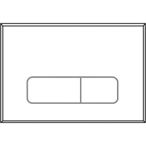 Raybro RAYBRO Mocha 15 - Wit - bedieningsplaat - druktoets wc - bedieningspaneel - Universeel - Geberit Delta inbouwreservoir - Geberit Sigma inbouwreservoir - REZI, Kronenbach - JomoTech.