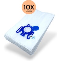 Fixem - 10X Stofzuigerzakken  Geschikt Voor Miele GN Complete C2 en C3 / Classic C1