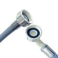 Fixem 1,5m wasmachine / vaatwasser aanvoerslang - geschikt voor Bosch, AEG, Samsung, Siemens, Beko, LG, Whirlpool, Inventum - waterslang - toevoerslang - 150cm - 1 Stuk