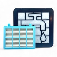 Fixem Geschikt voor Philips PowerPro Compact Filterset – Vervangingsfilters voor FC9331/09 & FC9332/09 – Motorfilter en Uitblaasfilter - FC8010 en HEPA11 – Hoogwaardige Stofzuigerfilter - 1 Set