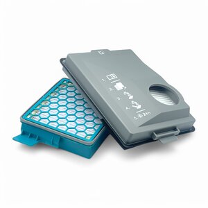 Fixem Fixem Filterset Geschikt voor Miele Boost CX1 – Vervangt SF-HY 60 & CX-FSF – HEPA Filter voor Optimale Luchtfiltratie – Stofzuigerfilter voor Miele Boost CX1 Allergy, Cat & Dog, PowerLine, Parquet – Anti-Allergie & Huisdierstofzuiger Filter –