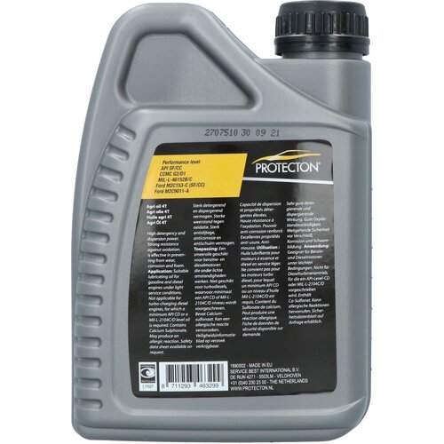 Protecton Protecton 4-Takt Olie SAE 30 - 1L | Hoogwaardige Smeerolie voor Tuinmachines Protecton Protecton 4-Takt Olie SAE 30 - 1L | Hoogwaardige Smeerolie voor Tuinmachines