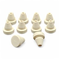 Fixem 10x Aanslagdopjes Wit – Rubber Deurbuffer & Kozijnbuffer – Optimale Bescherming Tegen Stoten – Geruisloze Sluiting – Eenvoudig te Monteren – Geschikt voor 6mm Gaten – Set van 10 Aanslagdoppen